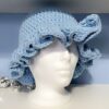 Handmade Sky blue Crochet Bucket Hat