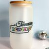 Memphis Tennessee Frosted Iced Coffee Glass Cup